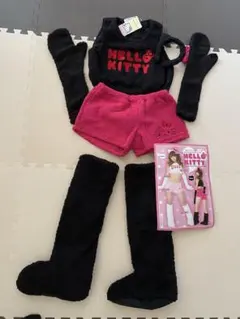 サンリオ　ハローキティ　キティ　コスプレ　ギャル　なりきり5点セット　サザック