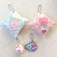 BT21 キャラクター ストラップ 4点セット