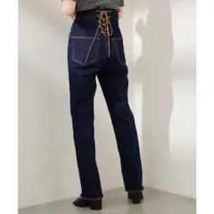 Chico バックレースアップデニム　ハイウエスト　ZARA マウジー