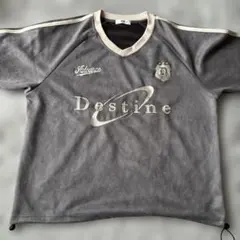 WEGO ゲームTシャツ M グレー　スエード