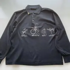 M.U. SPORTS ブラックポロシャツ