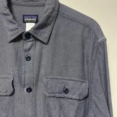 patagonia フィヨルド・フランネル・シャツ　ダークブルー ネルシャツ