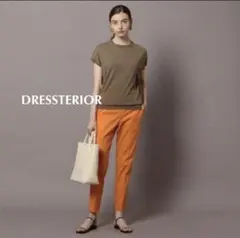 DRESSTERIOR オレンジ テーパードパンツ　36のサムネイル