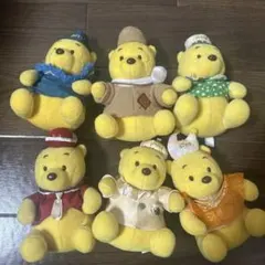 ディズニー公式 プーさん ぬいぐるみ 6点セット