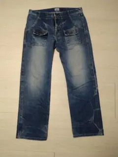 eternal エターナル　倉敷工房　 ブッシュデニムパンツ　ベイカーパンツ