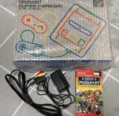 【中古品】任天堂 スーパーファミコン 本体 箱付き ソフトおまけ付き