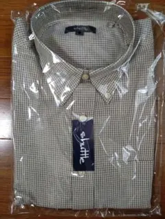 メンズシャツМサイズ　長袖ワイシャツ　チェック