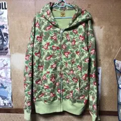 HUMAN MADE カモフラ ハート柄 ジップパーカー L - メルカリ