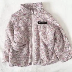 花柄　アウター　ジャンバー　内側フリース　ピンク　サイズ90 女の子