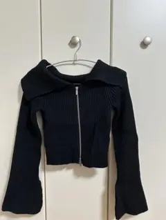 オフショルダーニット　ZARA Mサイズ