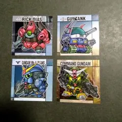 SDガンダムスナック シール ステッカー 　4種