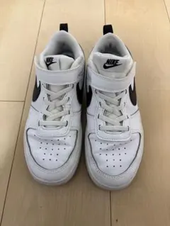 NIKE、ナイキ コート バーロウ、白黒、21cm