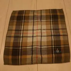 Vivienne Westwood ガーゼ✕タオルハンカチ タータンチェック 茶