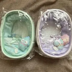 サンリオ ぬいぐるみポーチ ハンギョドン キキララ
