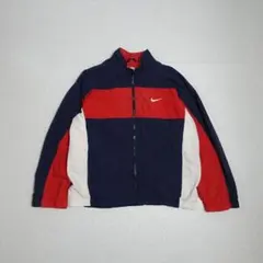 90s NIKE ナイキ ナイロンジャケット ビッグロゴ 白タグ 好配色
