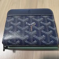 新品 ゴヤール GOYARD ガブリエル 財布 コンパクトウォレット ブルー