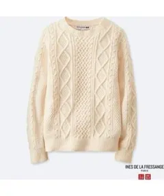 UNIQLO INES DE LA FRESSANGE ケーブルニット