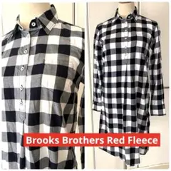 ブルックスブラザーズ　シャツチュニックプルオーバー　チェック サイズ0 SS〜S