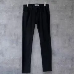 GU WONDER SHAPE /ブラック ストレッチデニムパンツ 29