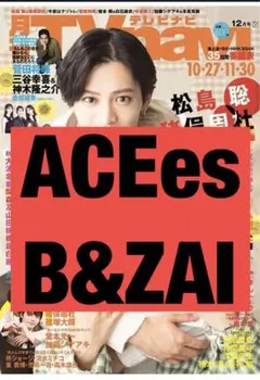 那須 作間 深田 ACEes 橋本 矢花 B&ZAI 月刊 TV navi ①