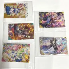 プロセカウエハース　5枚セット 天馬咲希　東雲絵名　鳳えむ　初音ミク　鏡音リン