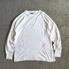 転送紙　カスタム　マルチ　ロンT 2XL パキ綿　アート　作品　ヴィンテージのサムネイル