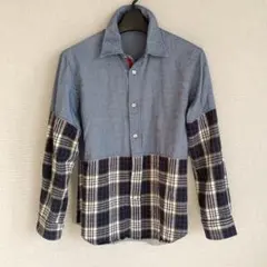 150 サイズ　familiar ファミリア　デニムシャツ