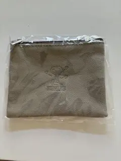 スヌーピーレザー調ポーチ