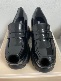 【最終値下げ】《25AW新作》R&E 厚底ラバーソールコインローファー