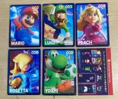 映画スーパーマリオ 特典コレクションカード 5枚セット