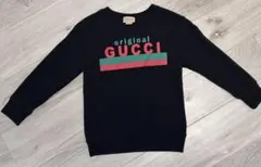 サイズ6 120㎝相当　GUCCI キッズ トレーナー ブラック
