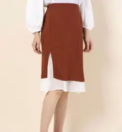 【新品未使用】E hyphen word gallery 膝丈スカートのサムネイル