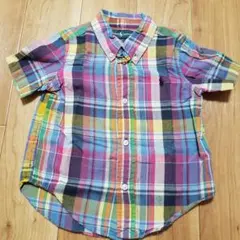 ラルフローレン 半袖シャツ チェック 90cm