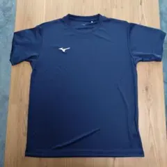 使用未使用 Mizuno ネイビー Tシャツ Lサイズ メンズ