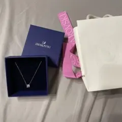 SWAROVSKI スワロフスキー ネックレス 正規品 箱付 袋付