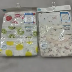 新品！キッズ子ども女の子ベビー下着70cm 綿100% 6枚セットロンパース