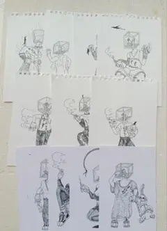 ■puppet〜ミニペン画イラスト〜12点