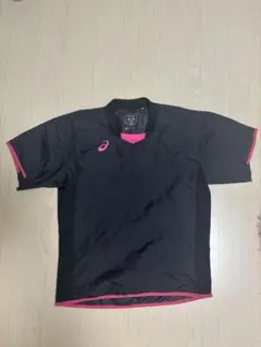 ASICS ウォームアップウェア ブラック/ピンク