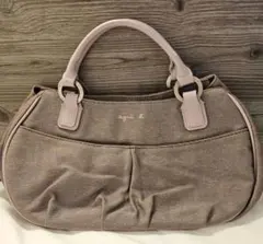 アニエスベー　ハンドバッグ ピンク