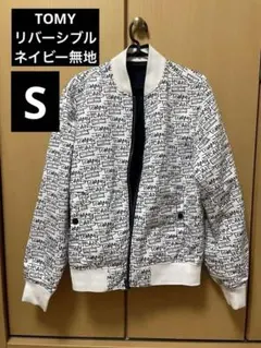 美品　TOMMY JEANS ロゴプリント ブルゾン　リバーシブル