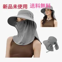 uvカット サンバイザー 帽子 軽量 通気性 丸洗い可 吸汗速乾 ダークグレー