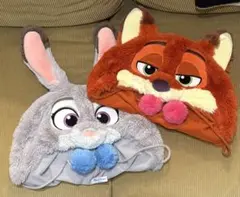 ズートピア ファンキャップ 2点セット　ニック　ジュディ