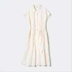 UNIQLO コントワー・デ・コトニエ リネンブレンド シャツワンピース