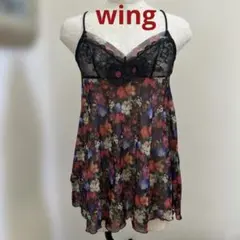 wing 花柄キャミソール レース装飾のサムネイル