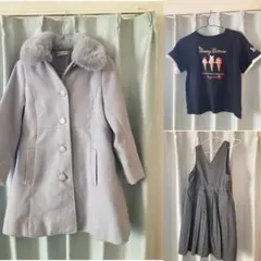 メゾピアノ コート、ワンピース、tシャツ140cm 3点セット2025福袋