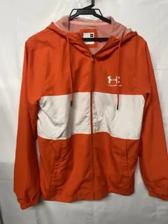 Under Armour ナイロンジャケット M オレンジ/ホワイト