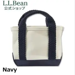 L.L.Bean ウェブ・ハンドル・トート・バッグ　　ミニ　ネイビー　紺
