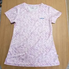 HEAD 半袖 スポーツTシャツ リーフ柄 ピンク レディース Mサイズのサムネイル