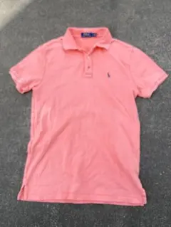 ラルフ・ローレン サーモンピンク ポロシャツ　S