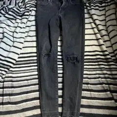 AZUL by MOUSSY ブラックスキニージーンズ XS